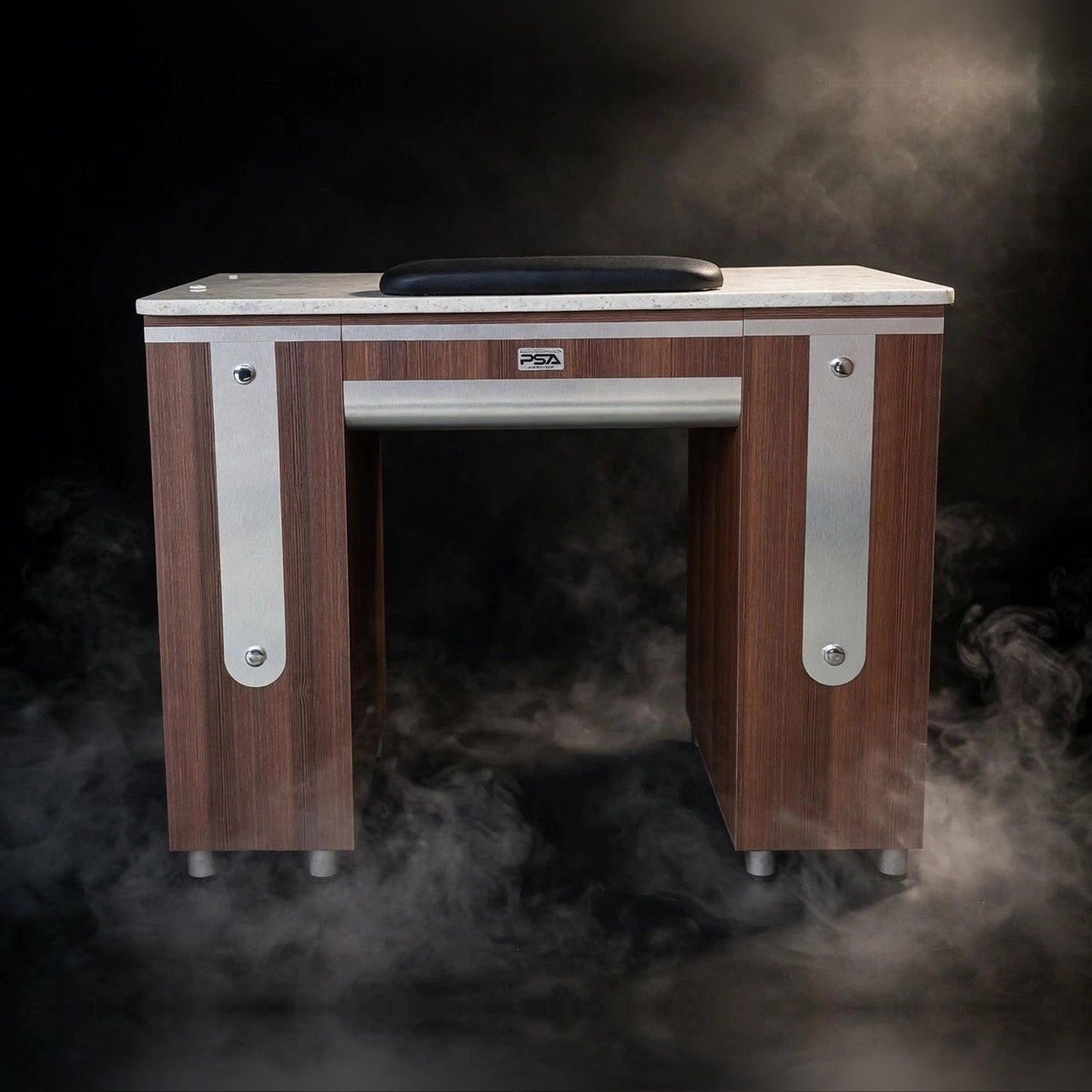 Nail Table T-LV Single - Silver Line Brown / Aluminum