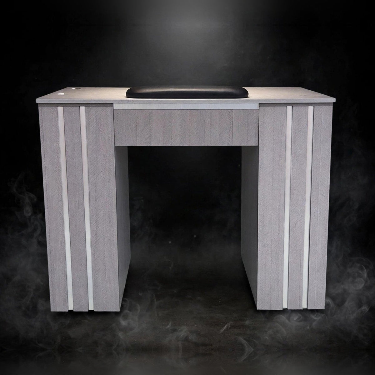 Nail Table TDL - Weathered Gray / Aluminum Lines
