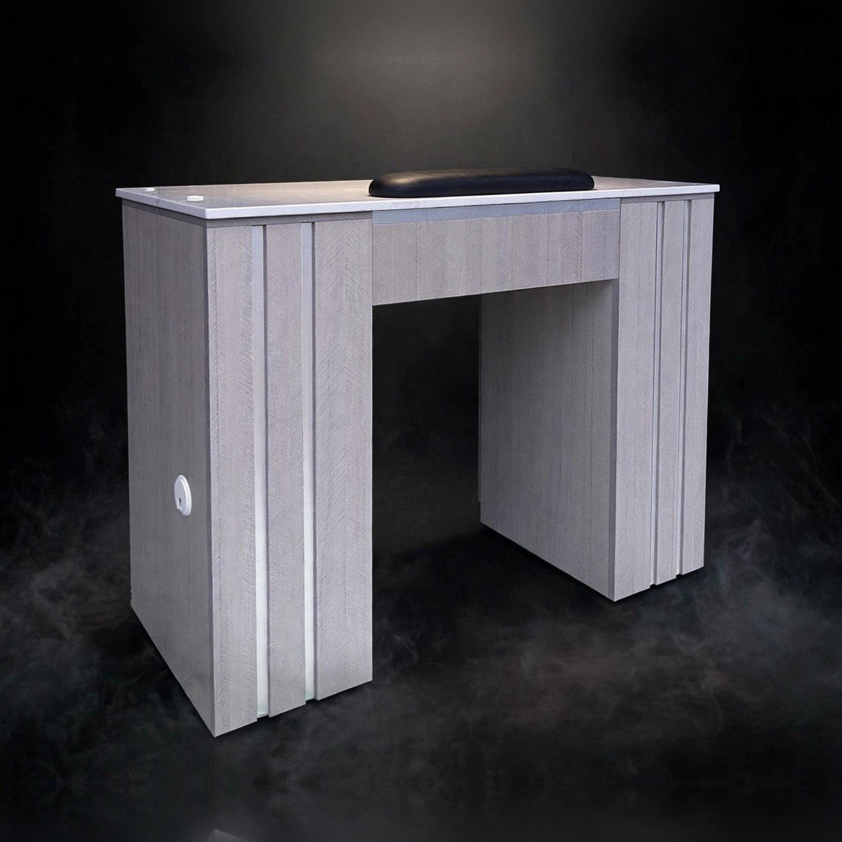 Nail Table TDL - Weathered Gray / Aluminum Lines