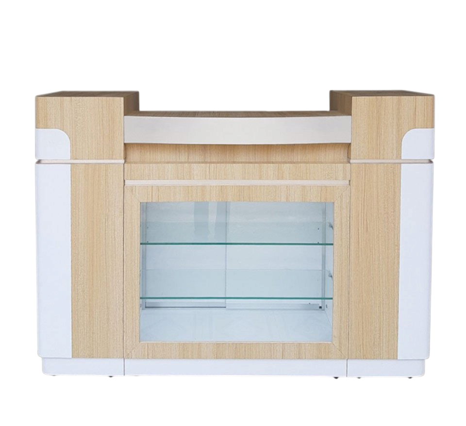 Reception Desk C07 - Ash/ White