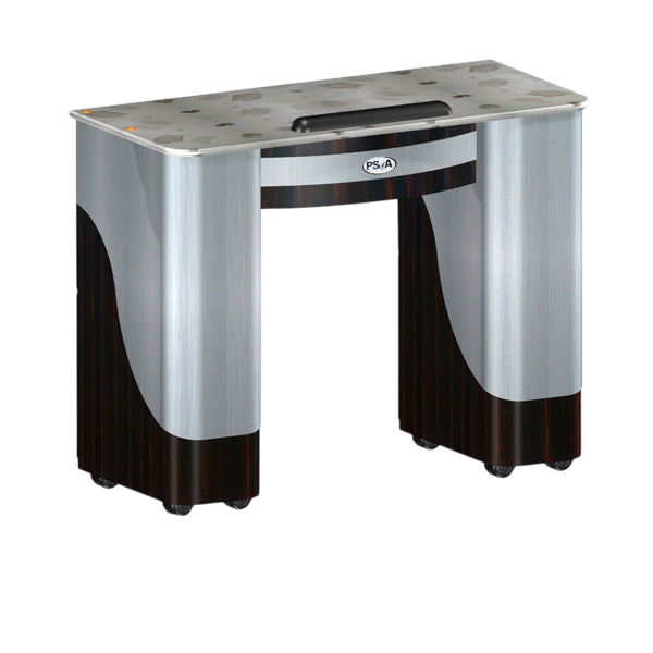 Custom Made Nail Table T105 - Cherry Aluminum