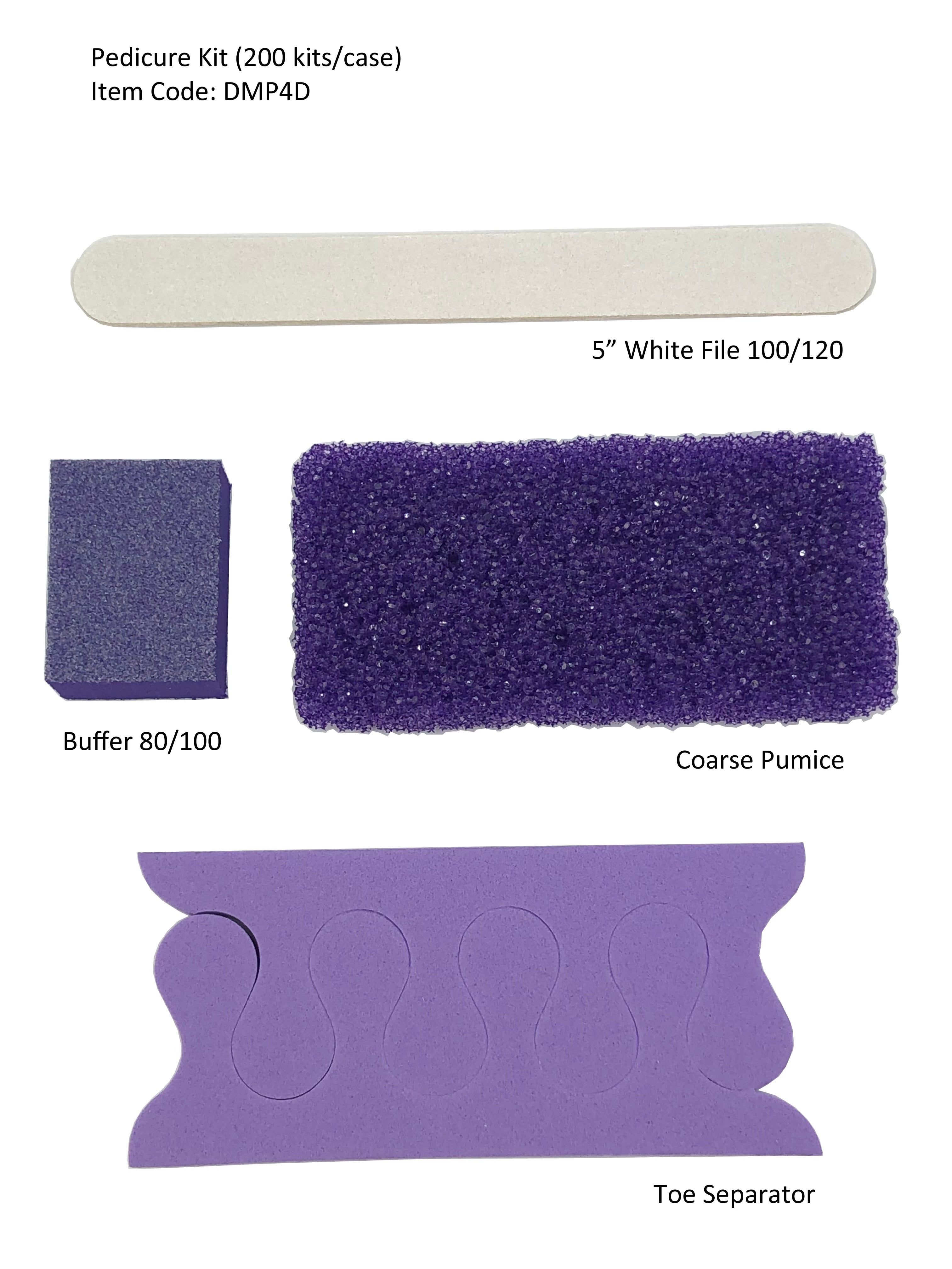 200 bags / Case 4in1 Disposable Pedicure kit (Blue or White)
