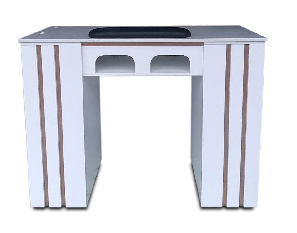 Nail Table TDL With Dual Dryer Holes