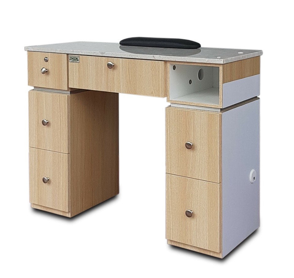 Nail Table T07 with Dual Dryer Holes