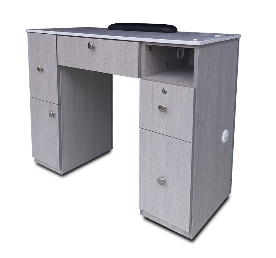 Nail Table TDL With Dual Dryer Holes