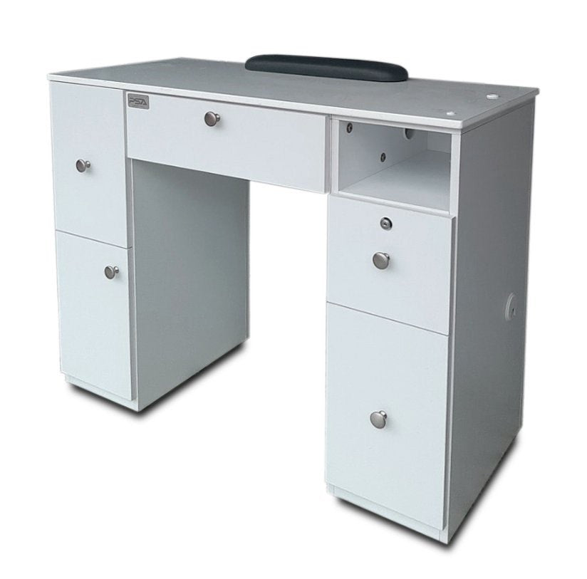 Nail Table TDL With Dual Dryer Holes
