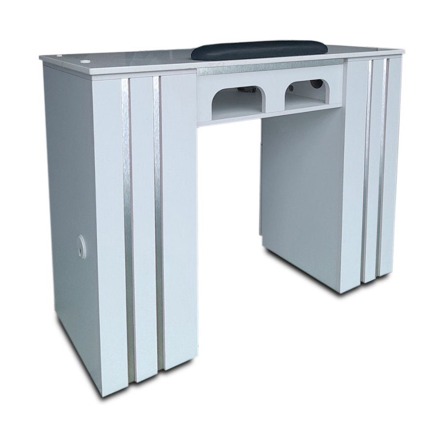 Nail Table TDL With Dual Dryer Holes
