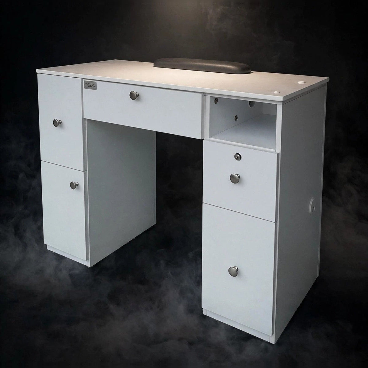 Nail Table TDL - Solid Gray / Aluminum Lines