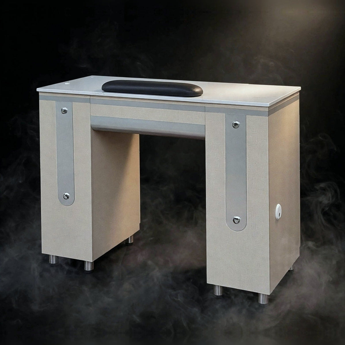 Nail Table T-LV Single - Melamine / Aluminum
