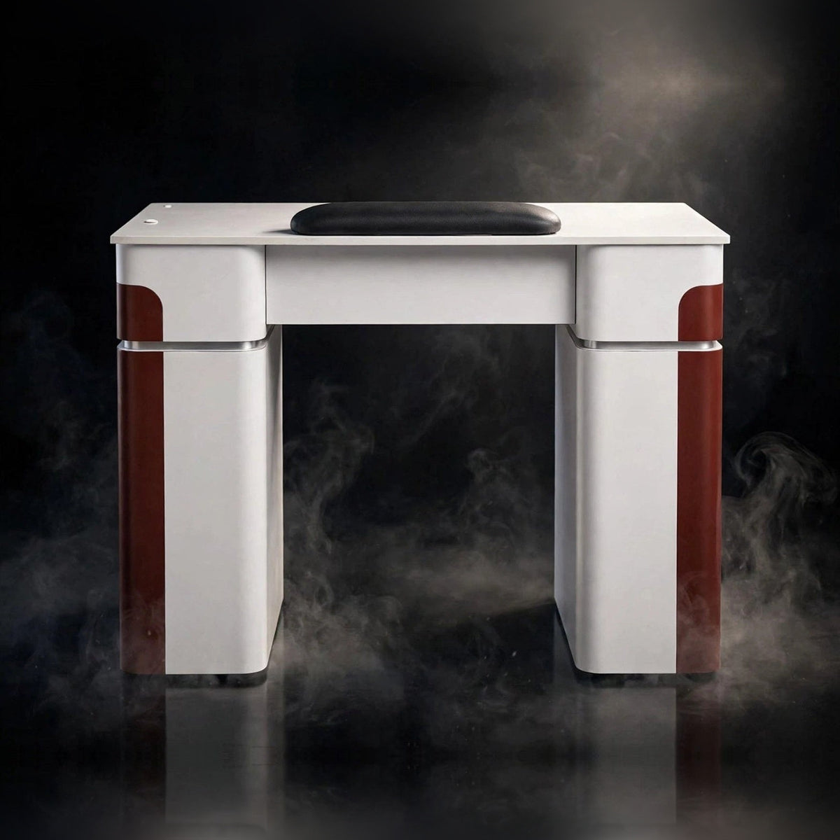 Nail Table T07 - White / Burgundy