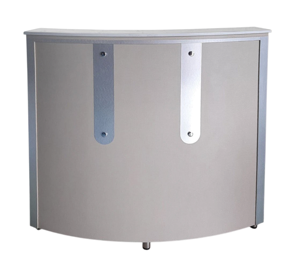 Reception Desk CLV - Melamine/Aluminum