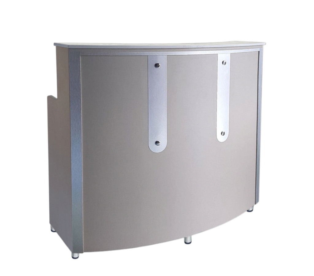 Reception Desk CLV - Melamine/Aluminum