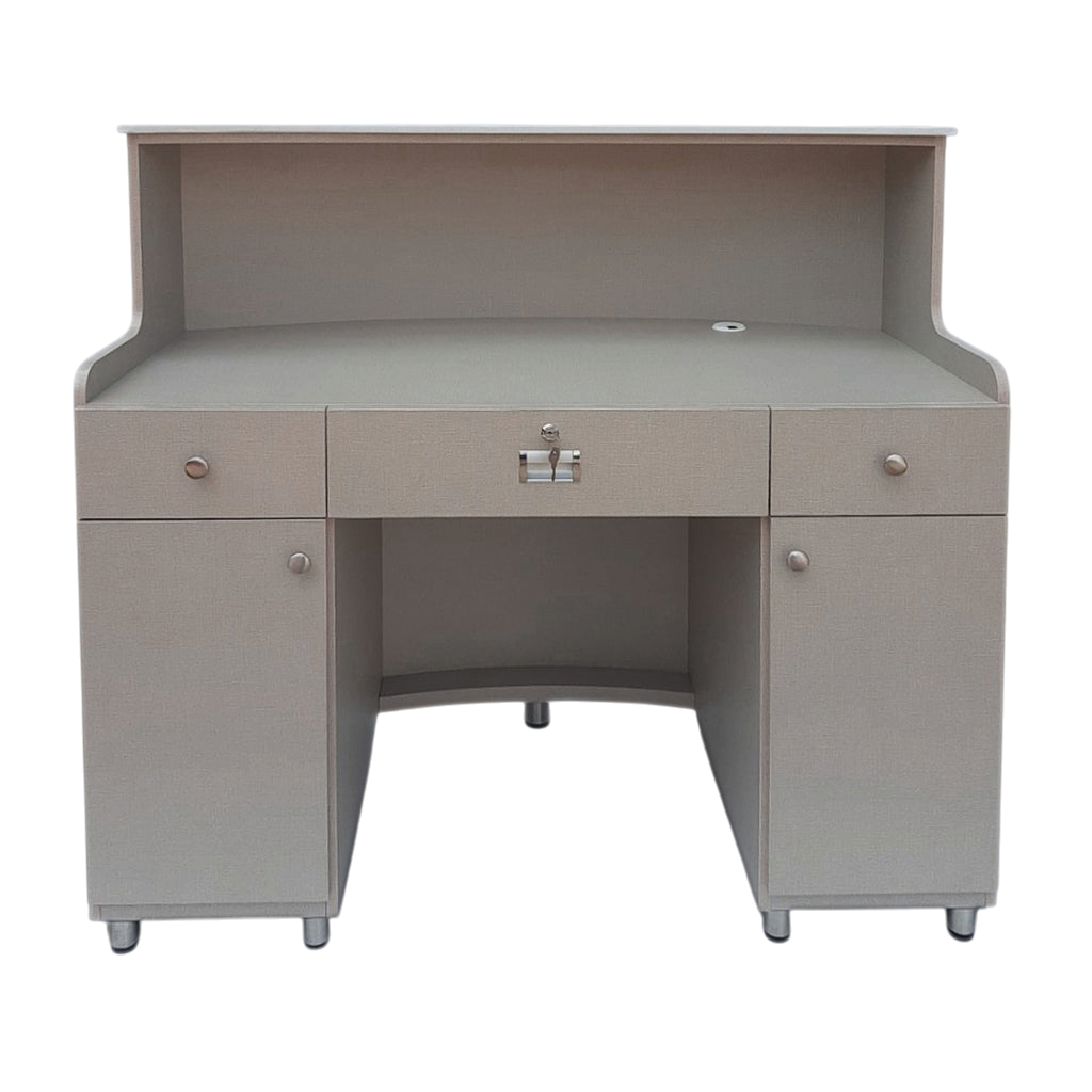 Reception Desk CLV - Melamine/Aluminum