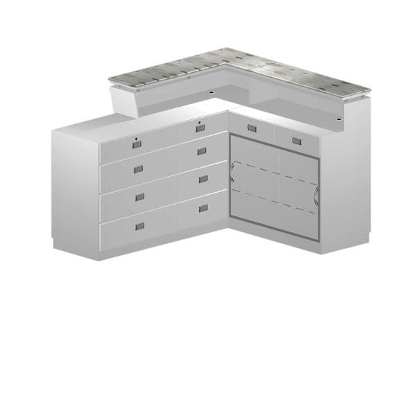 Custom Made Reception Desk L