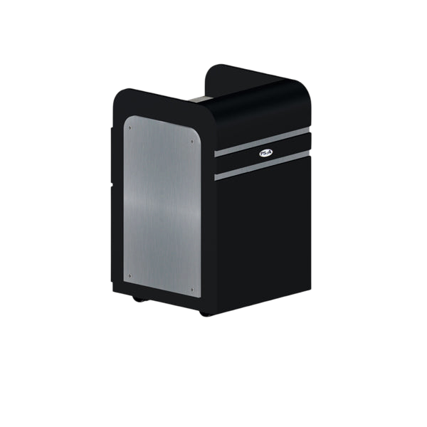Custom Made Pedi-Cart D39 Black Aluminum