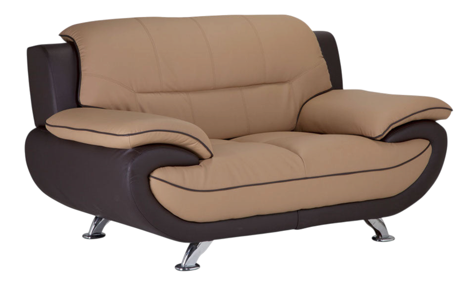 Leather Loveseat S02