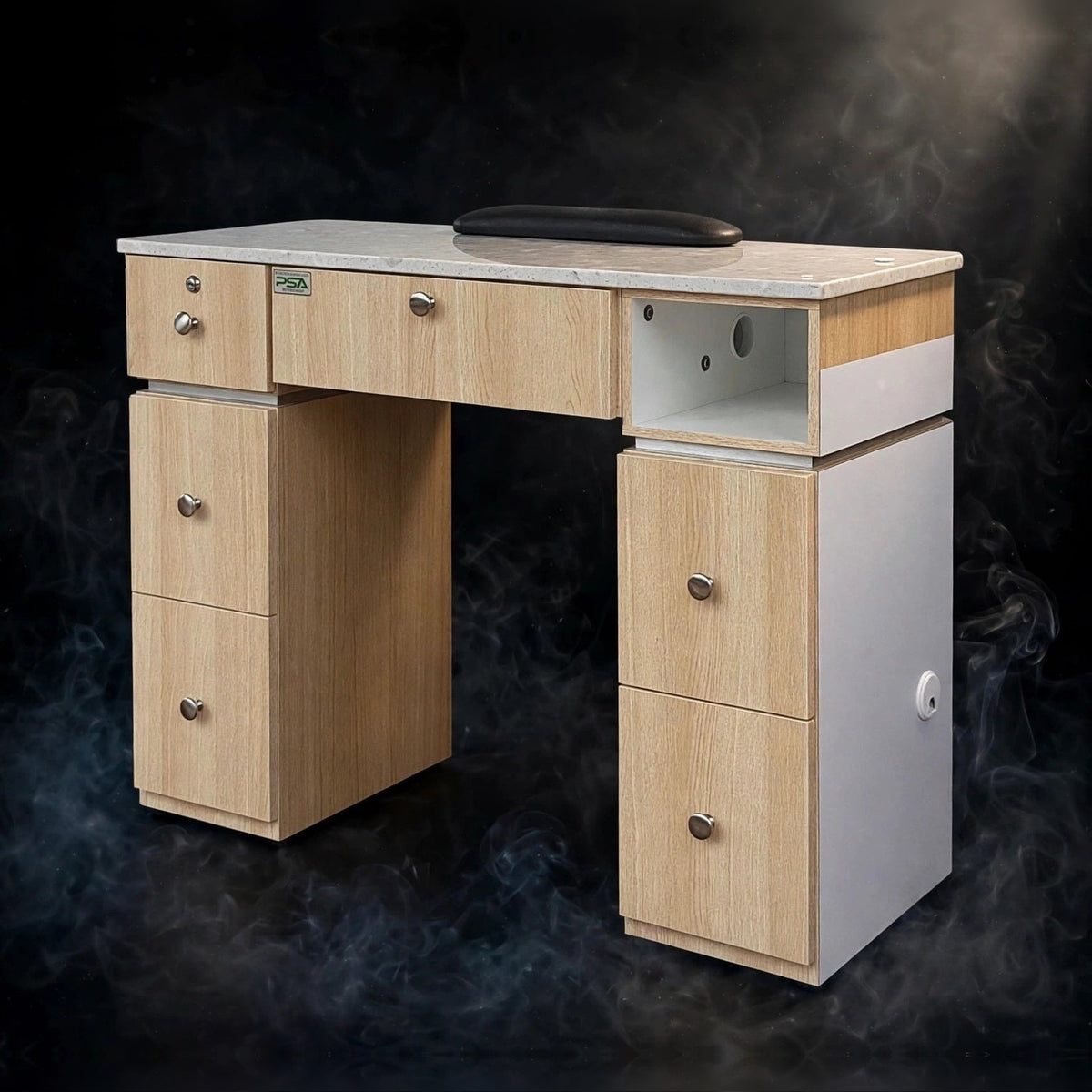 Nail Table T07 - Ashwood / White