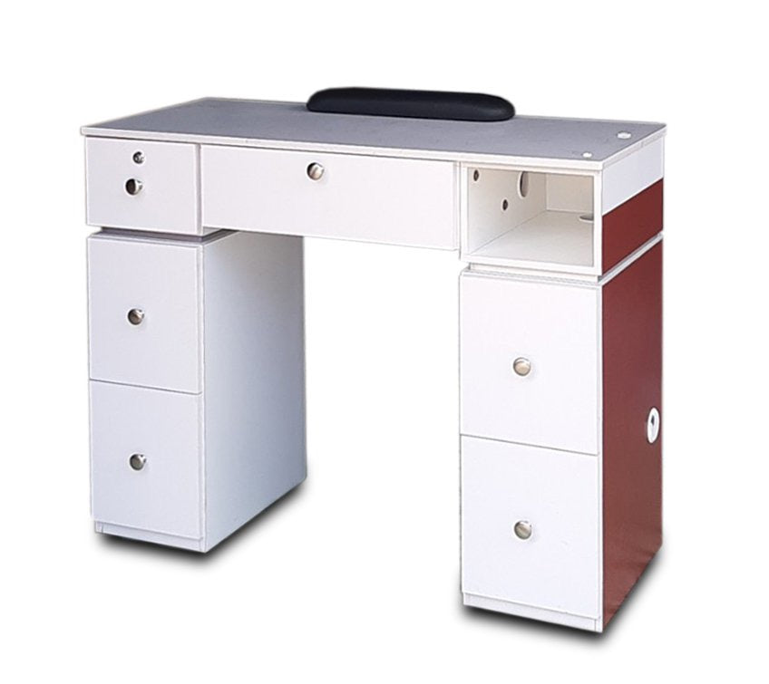 Nail Table T07 with Dual Dryer Holes