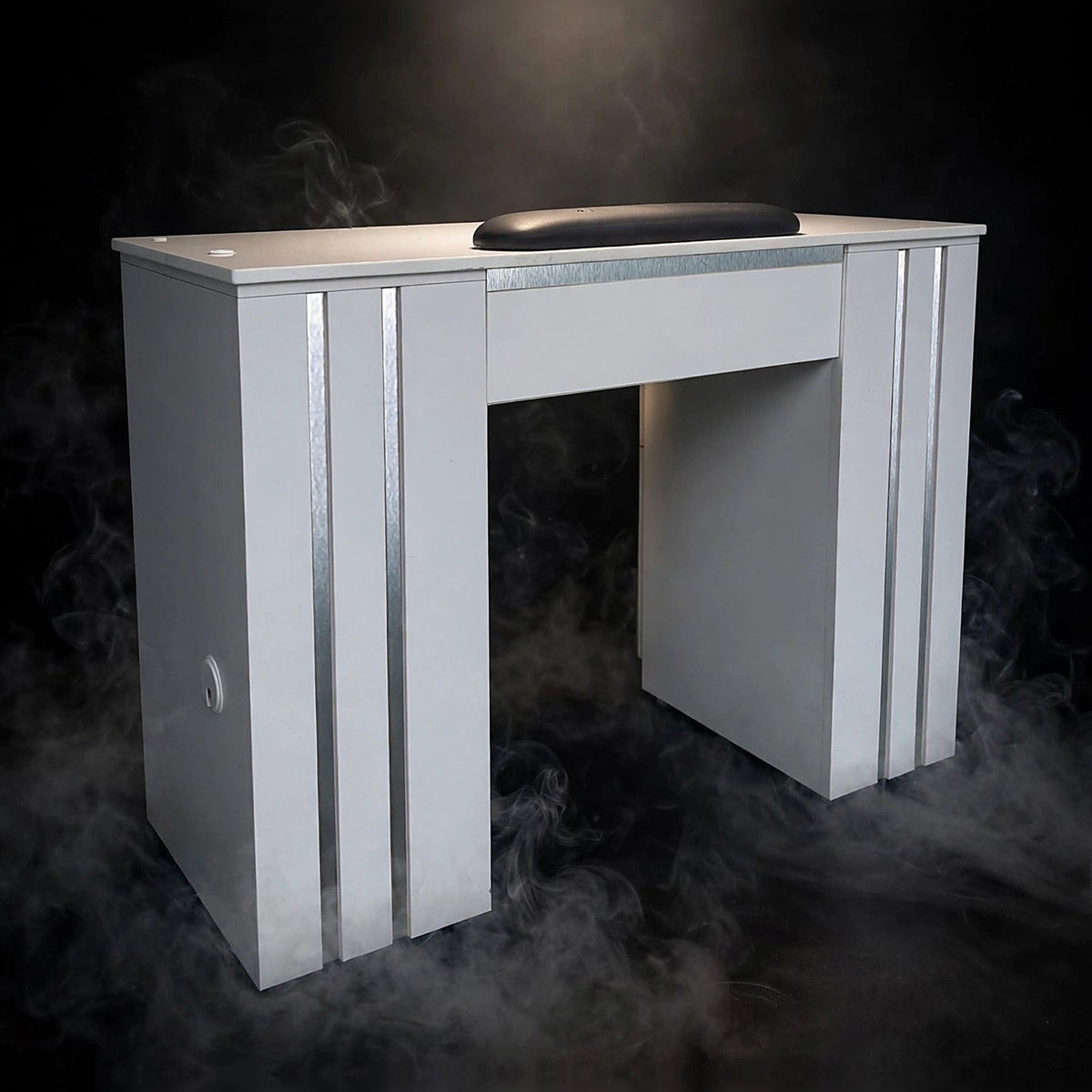Nail Table TDL - Solid Gray / Aluminum Lines