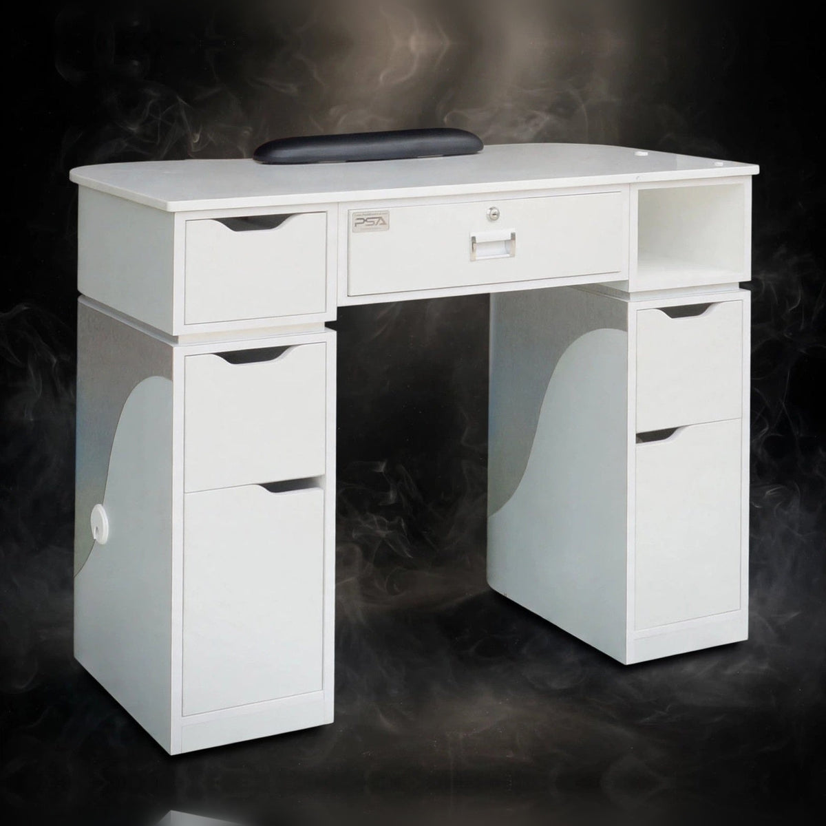 Nail Table T-05 - Gray / Aluminum