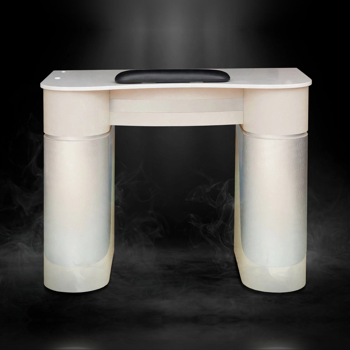 Nail Table T-05 - Beige / Aluminum