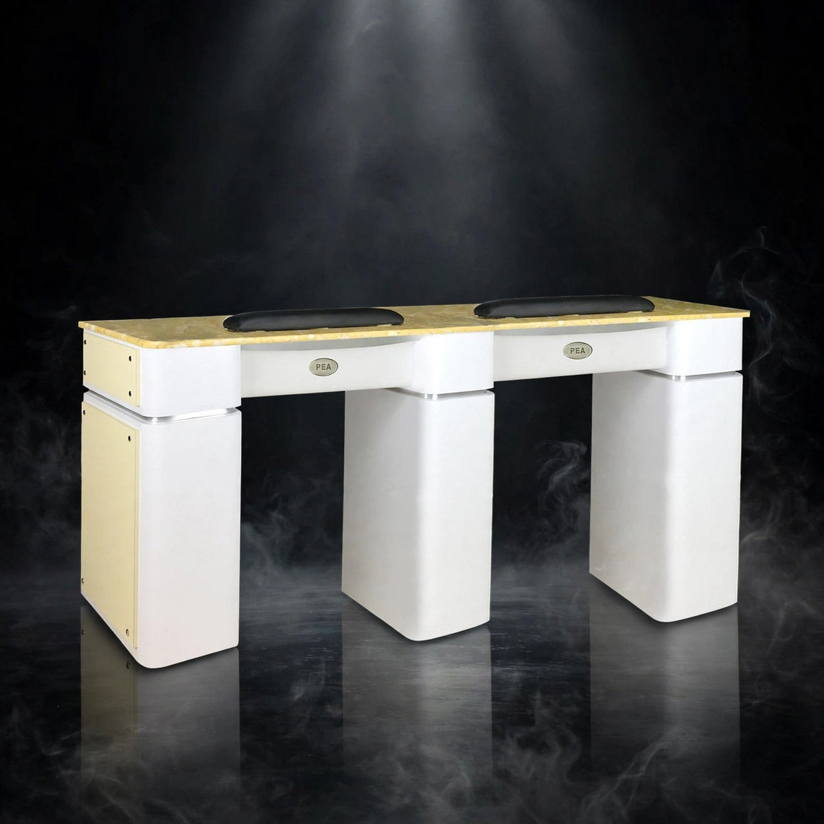 Nail Table T-39 Double - White / Beige