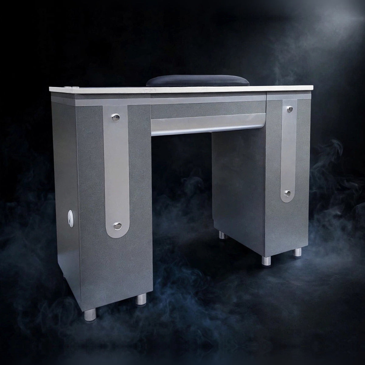 Nail Table T-LV Single - Dark Slate Gray / Aluminum