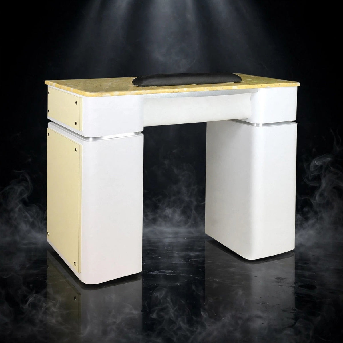 Nail Table T-39 Single - White / Beige