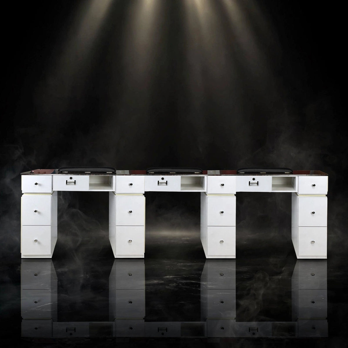Nail Table T-39 Triple - White / Chocolate